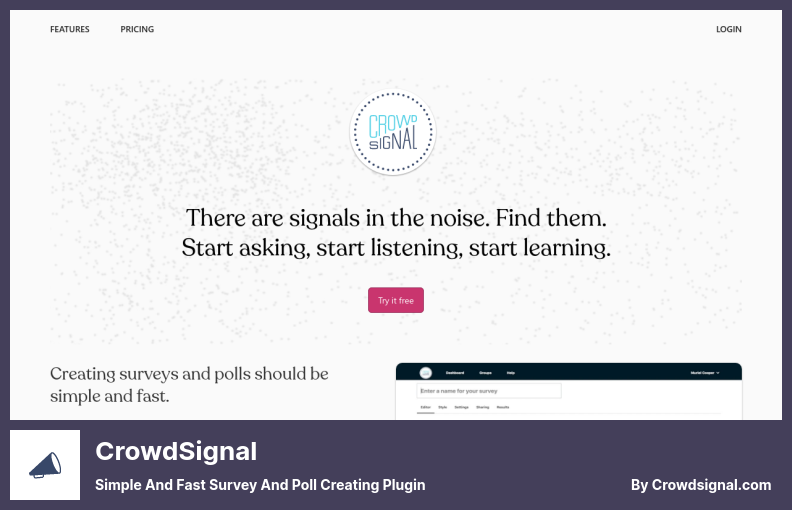 CrowdSignalプラグイン-シンプルで高速な調査および投票作成プラグイン