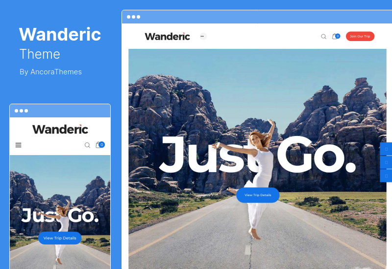 Wanderic Theme — тема WordPress для блога о путешествиях и образе жизни