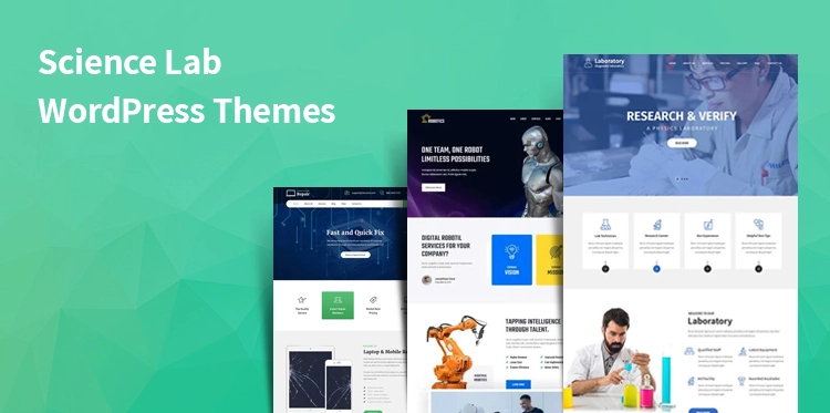 Temi WordPress di laboratorio di scienze