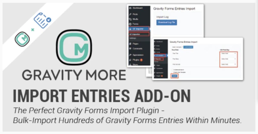 Yerçekimi için-formları-wordpress-eklenti-arayüzünü içe aktar import-entries-for-gravity-forms-wordpress-plugin-interface.jpg