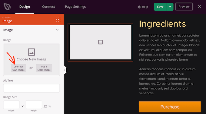 SeedProdデザインに画像を追加する Adding an image to your SeedProd design