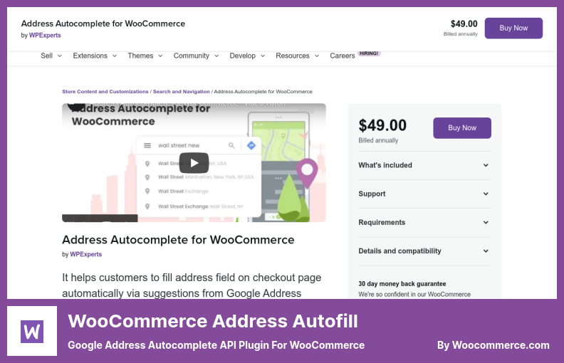 Complemento de autocompletado de direcciones de WooCommerce - Complemento de API de autocompletado de direcciones de Google para WooCommerce