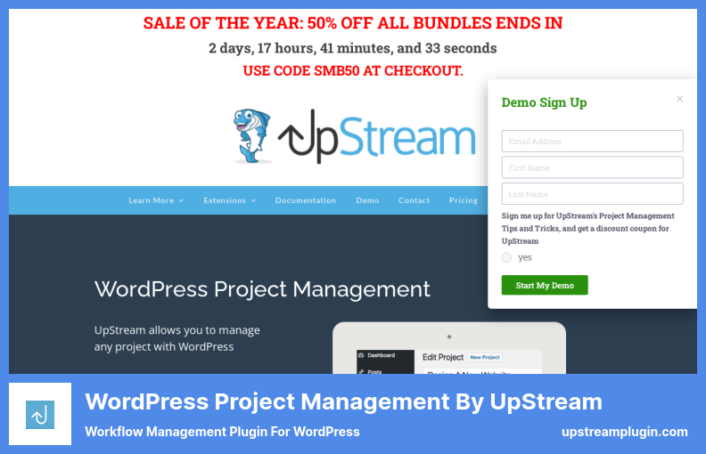 Manajemen Proyek WordPress oleh Plugin UpStream - Plugin Manajemen Alur Kerja Untuk WordPress
