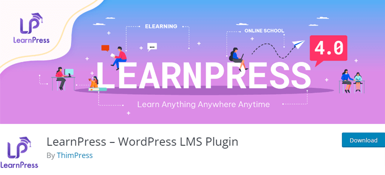 Complemento de WordPress de LearnPress