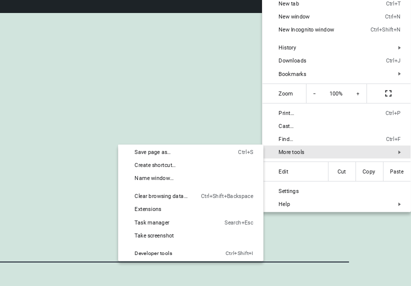 การเข้าถึงเครื่องมือสำหรับนักพัฒนา Google Chrome