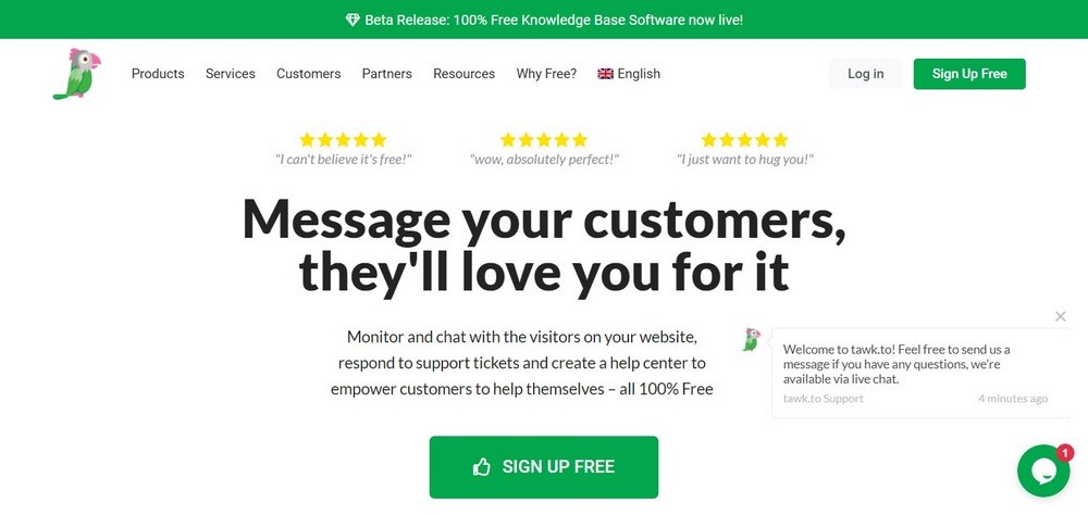Tawk.To Live Chat