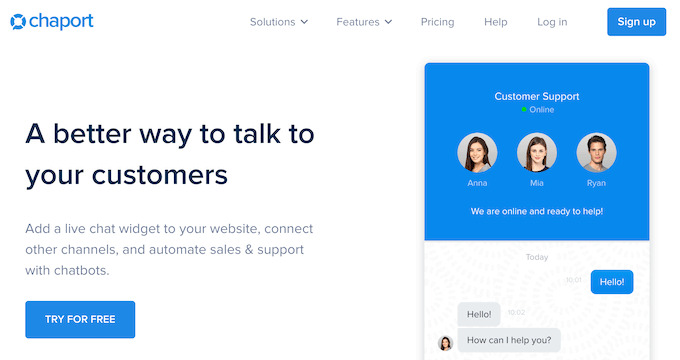 WP Live Chat + Plugin Chatbot per WordPress – Chaport