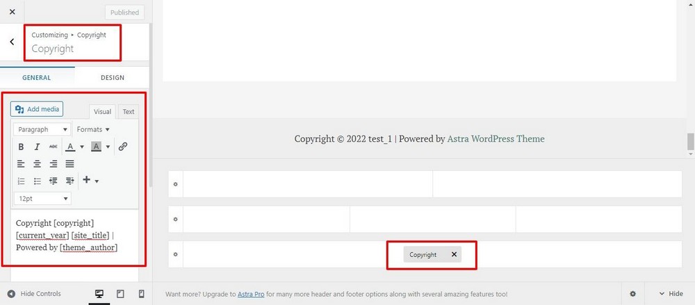 Copyright del tema editar 1