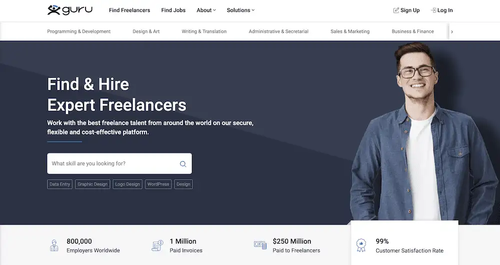 Домашняя страница Гуру - лучшие альтернативы Upwork