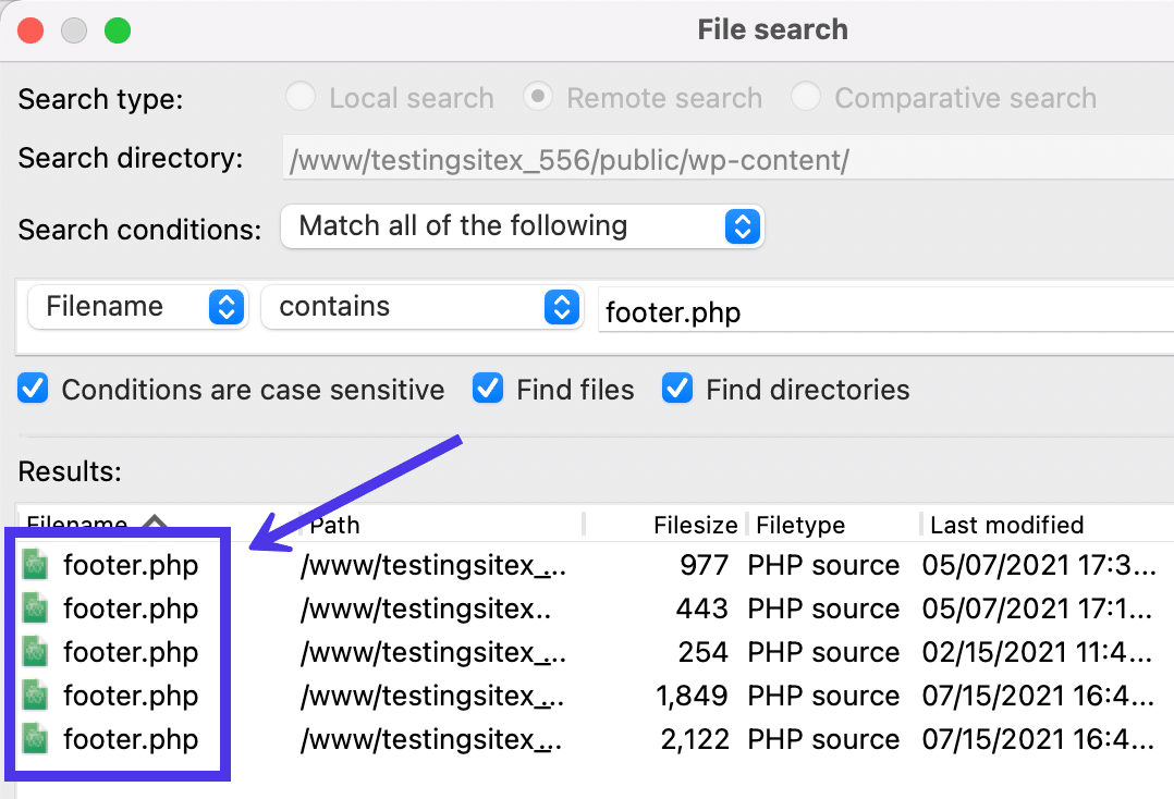 Footer.php 원격 사이트의 검색 결과.