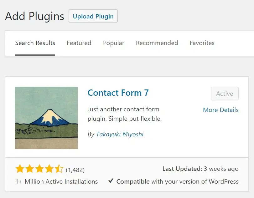 Aktifkan Plugin