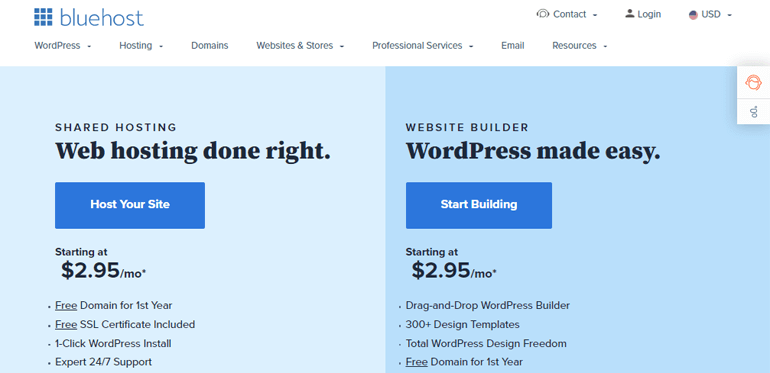 Bluehost-Hosting