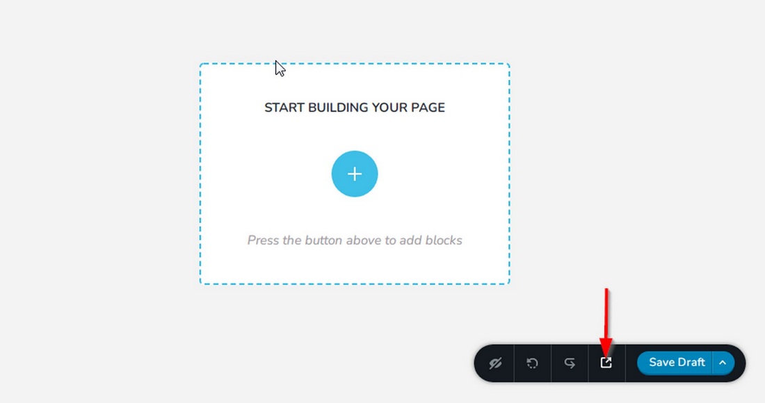 Antarmuka Brizy di WordPress