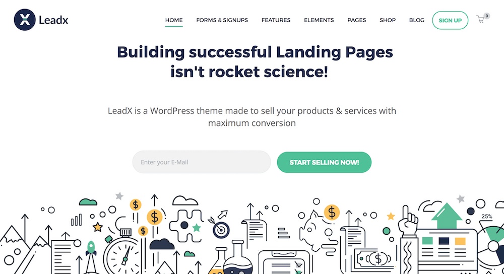 LeadX WordPress-Theme