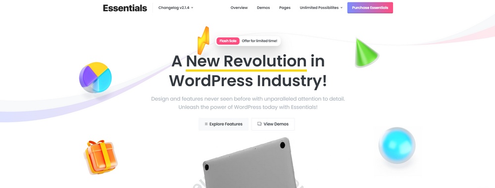 Essentials-Demo-Site
