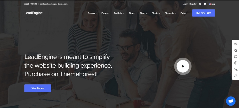 LeadEngine-Theme-Demo