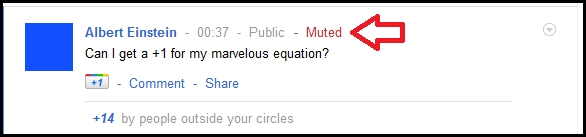 click muted