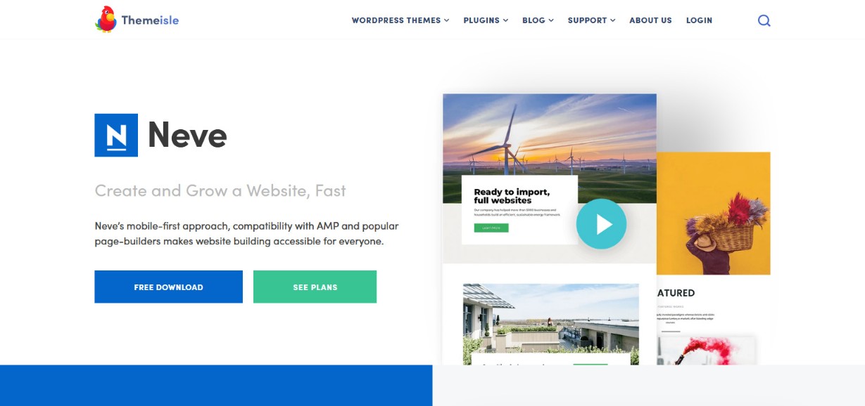 Motyw WordPress Neve Gutenberg-Ready
