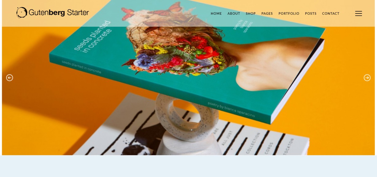 Motyw Gutenberg Starter WordPress