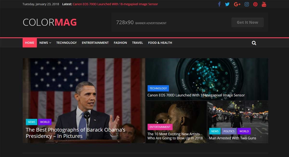 colormag wordpress teması