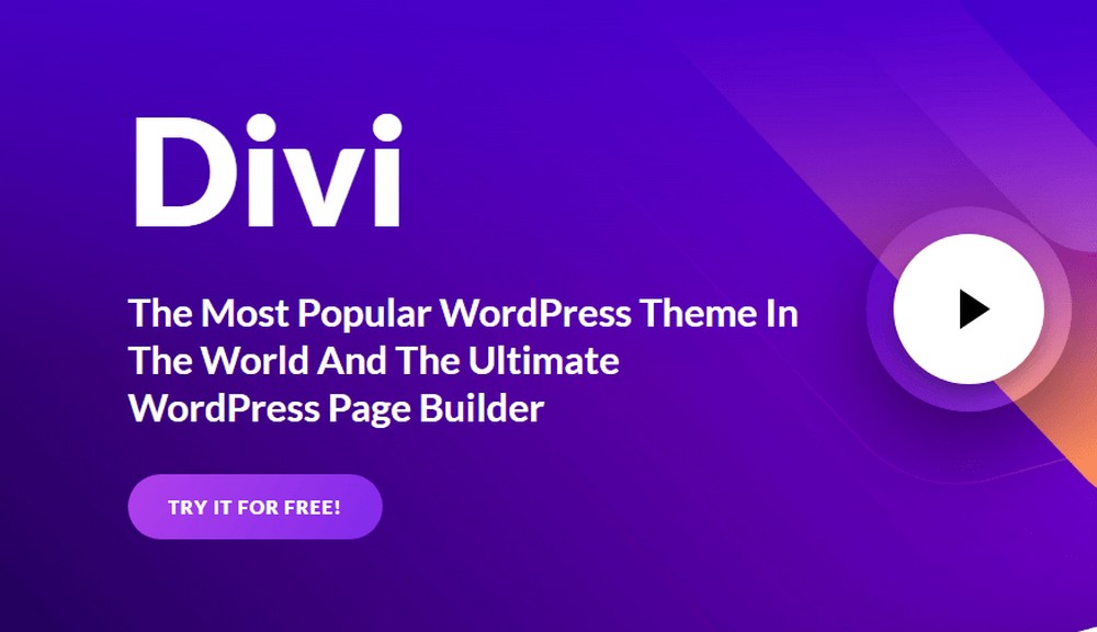 Divi WordPress 페이지 빌더