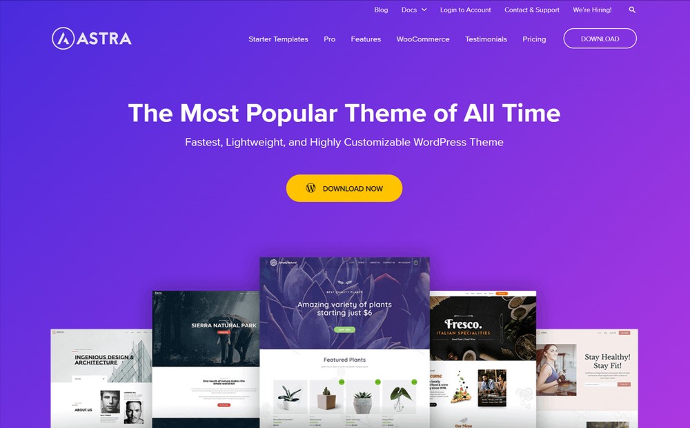 astra最高のレスポンシブWordPress