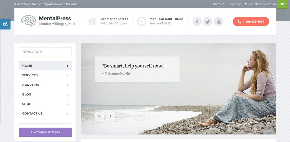 mentalpress WordPress 主題