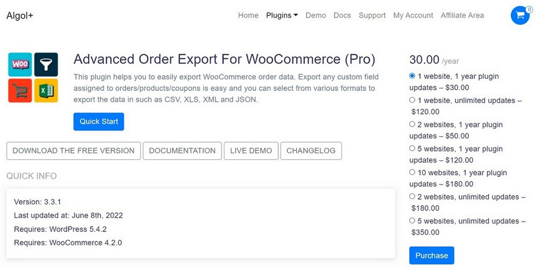 AlgolPlus'tan WooCommerce için gelişmiş sipariş ihracatı