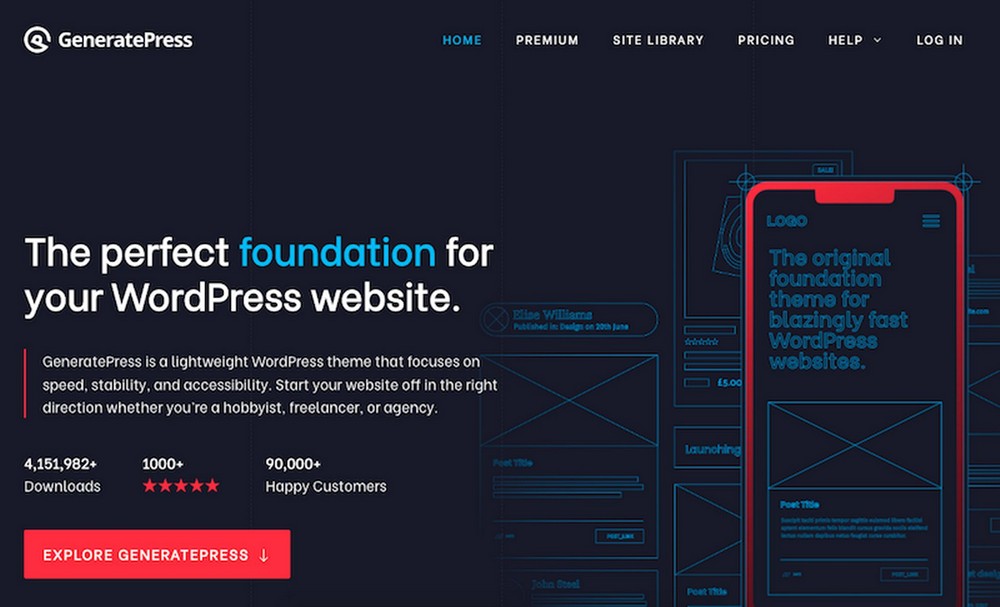 GeneratePress WordPress teması