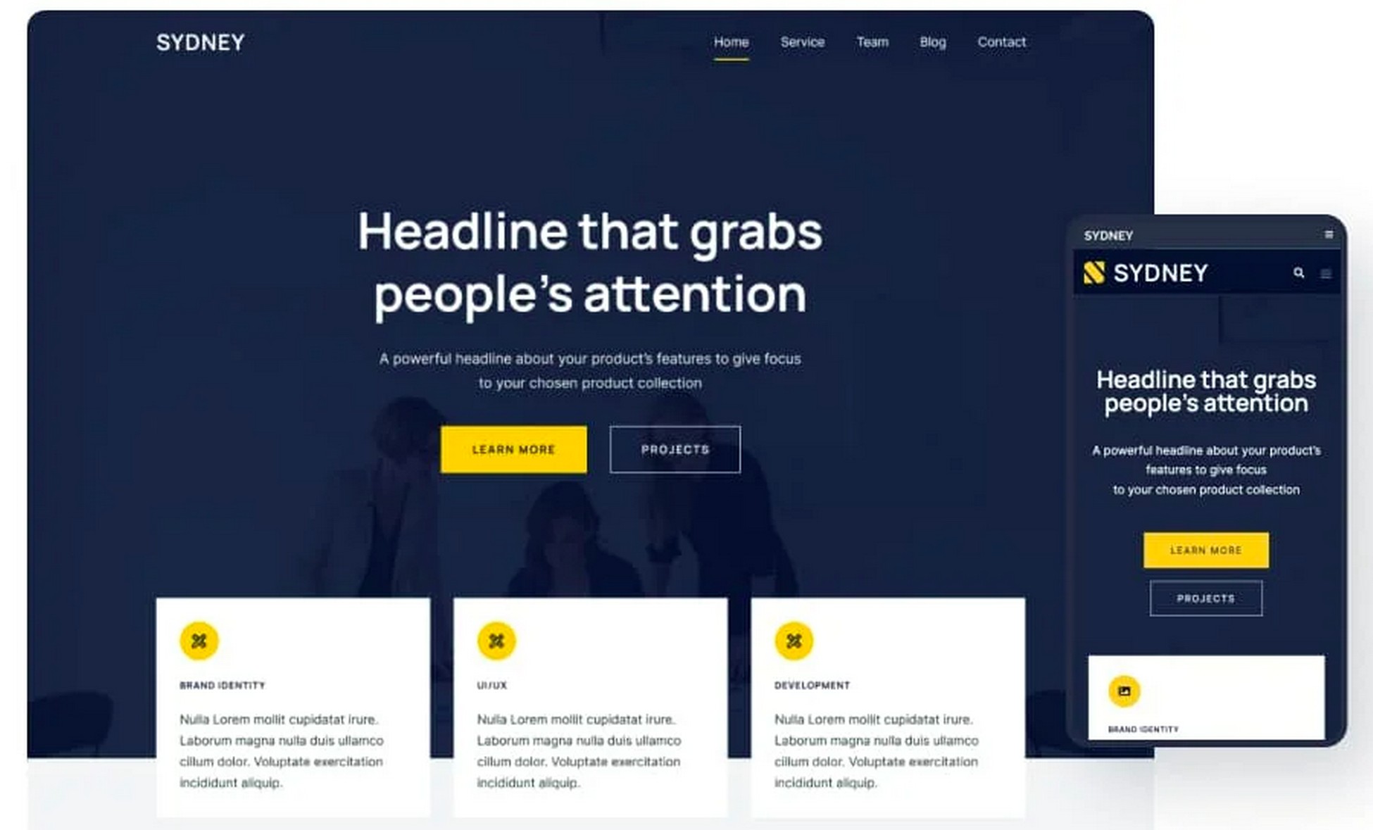 Sidney WordPress teması