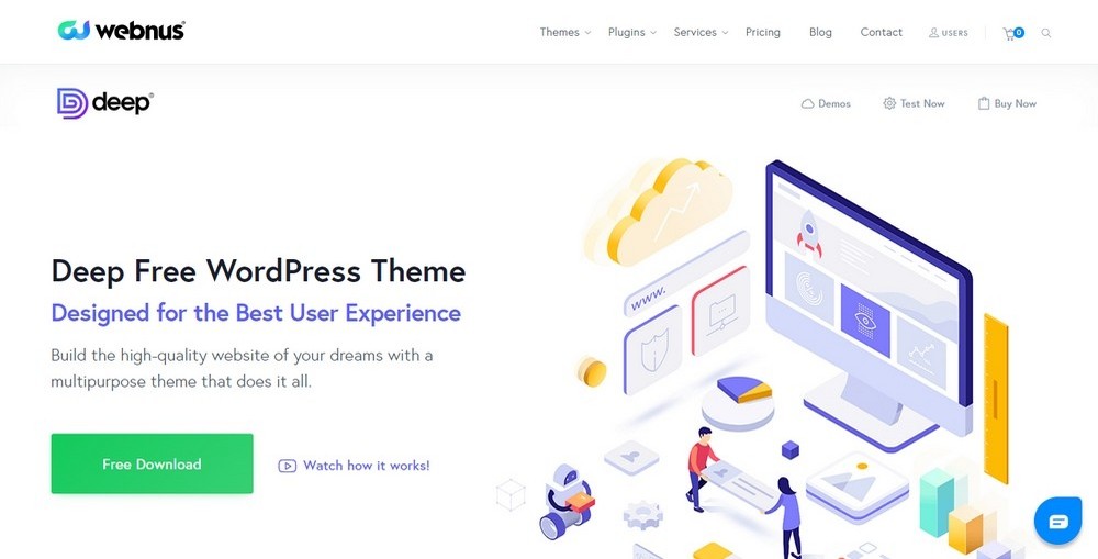 Derin WordPress teması