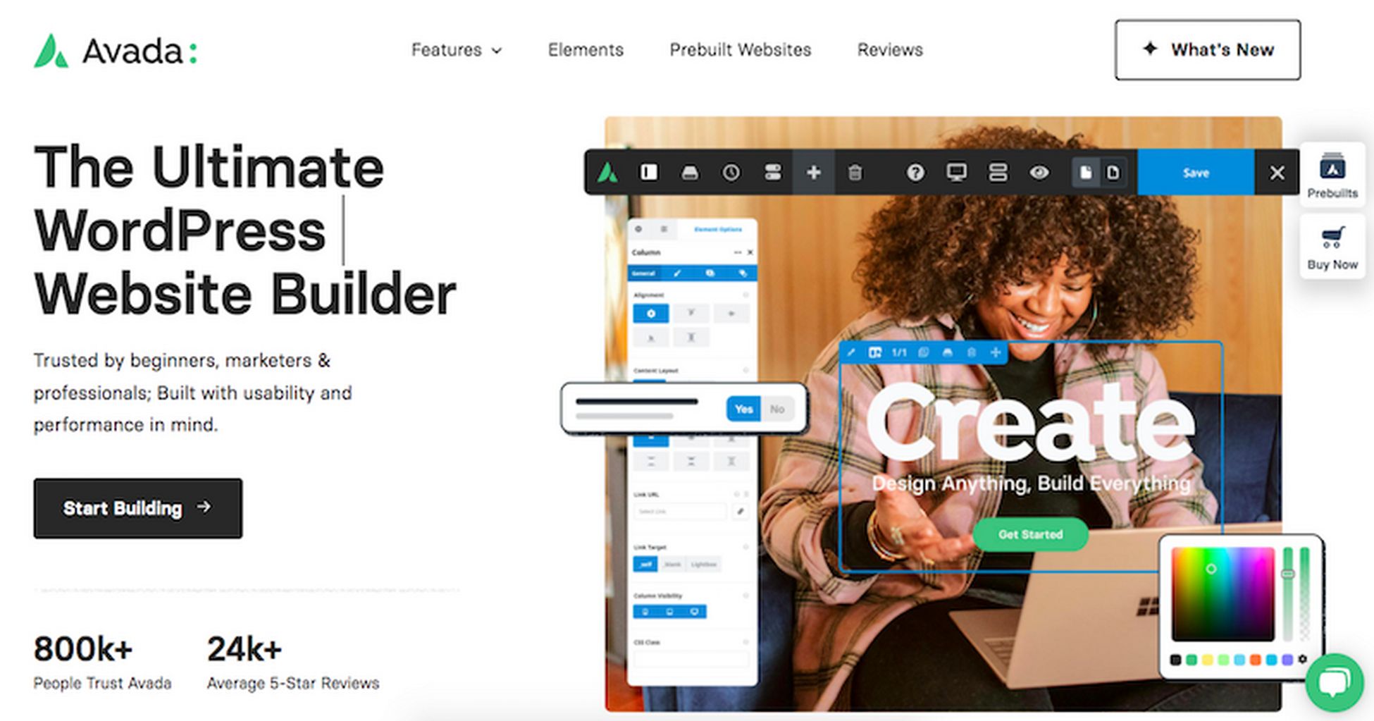 Avada WordPress teması ve oluşturucu