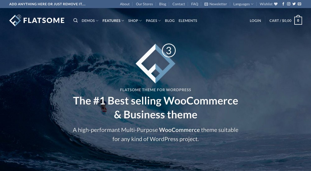 Flatsome WordPress teması