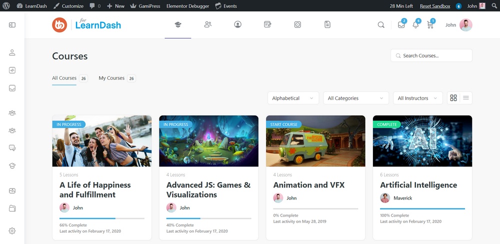 buddyboss E-Learning-WordPress-Theme