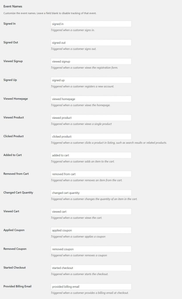 WooCommerce Google Analytics Pro-Plugin-Einstellungen