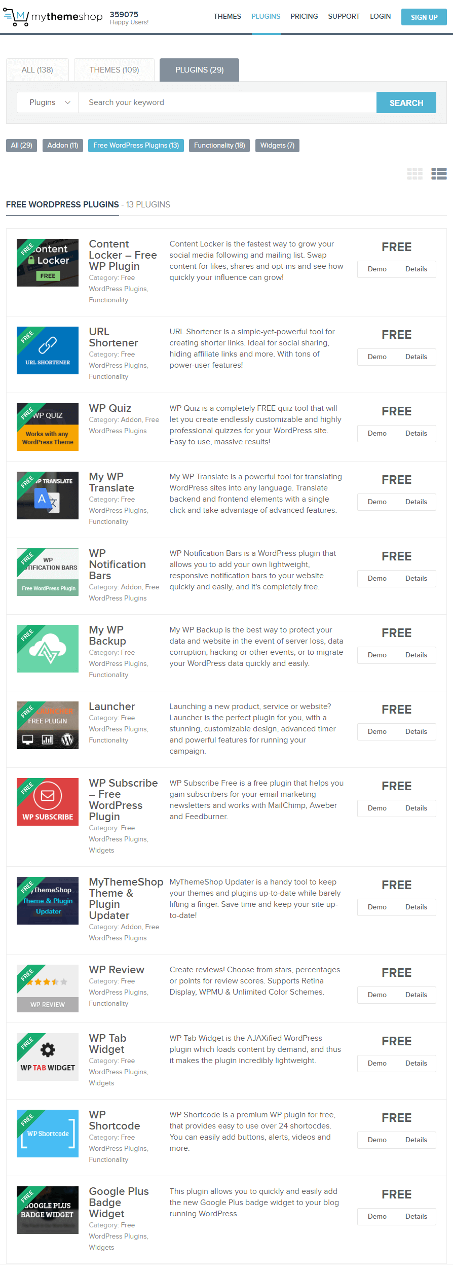 MyThemeShop - Plugins WordPress