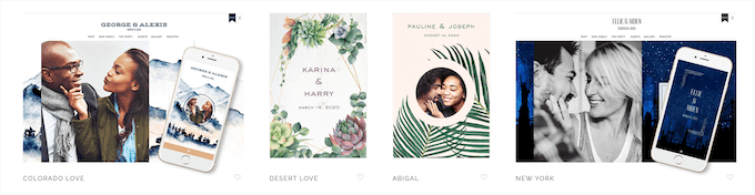 เทมเพลตงานแต่งงานคู่ Appy Appy Couple wedding templates