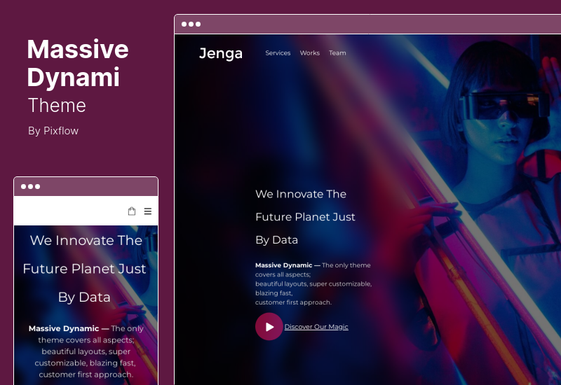 Massive Dynami Theme - Tema per la creazione di siti Web WordPress