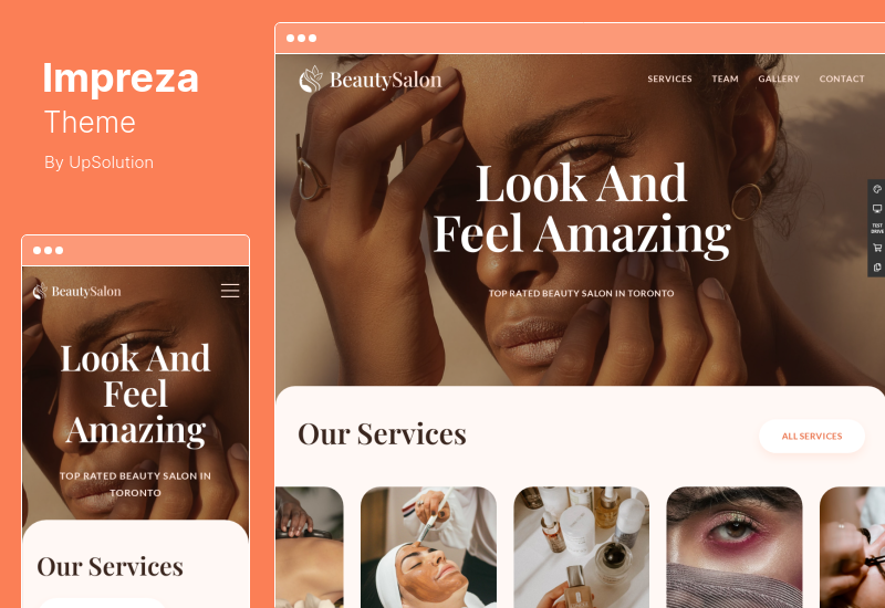 Tema Impreza - Tema WooCommerce Builder per siti Web WordPress