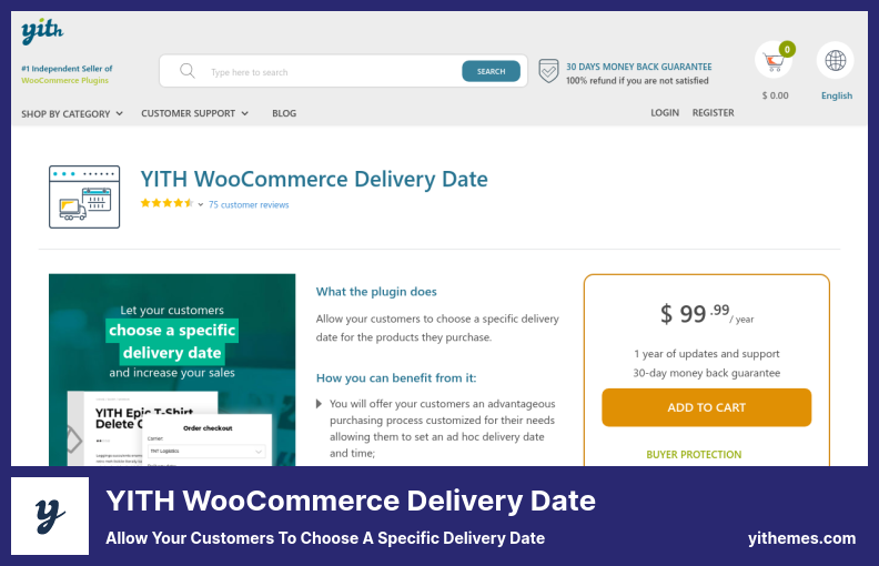 Wtyczka YITH WooCommerce Data dostawy - Pozwól swoim klientom wybrać konkretną datę dostawy