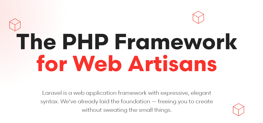 Laravel 主頁