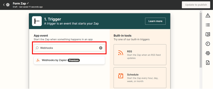 بحث في Webhooks