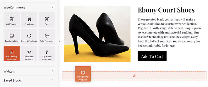 woocommerce-los-productos-mejor-ventas - SeedProd Custom woocommerce thank you page best selling products