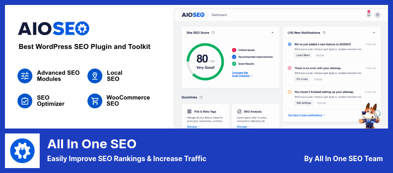 オールインワンSEOプラグイン-SEOランキングを簡単に改善し、トラフィックを増やす