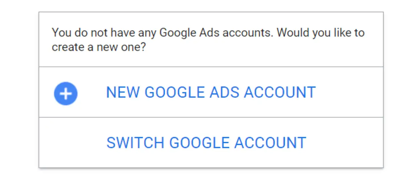 Création d'un compte Google Ads