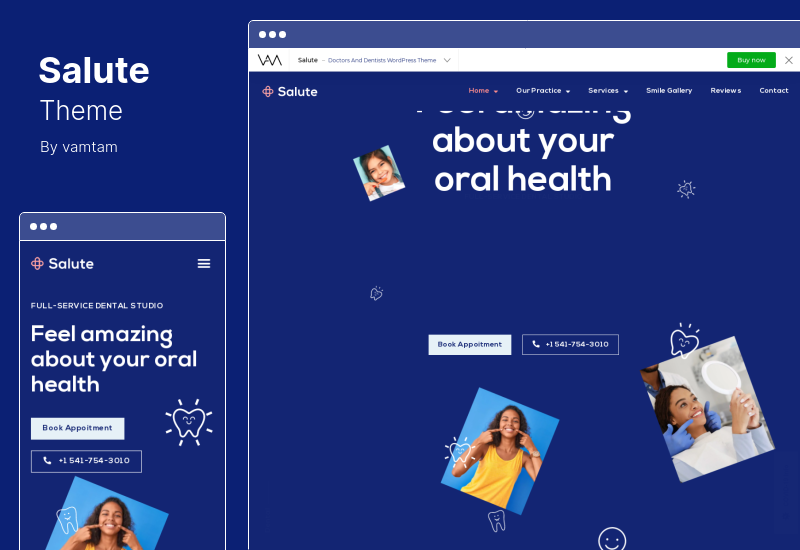 Salute Theme - Tema WordPress Medis Kesehatan