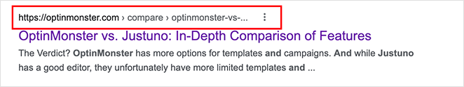 optinmonster-landing-page-url - SeedProd Optinmonster comparison landing page url example