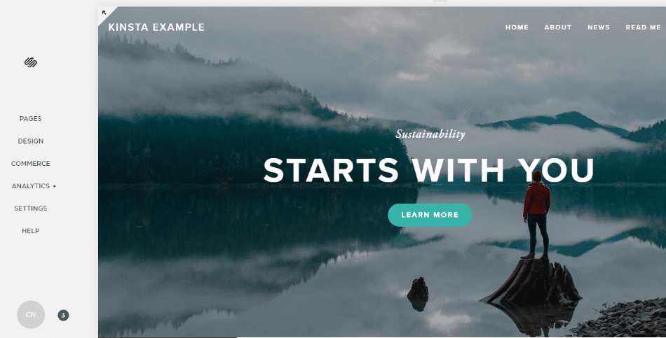 Squarespaceウェブサイトビルダー