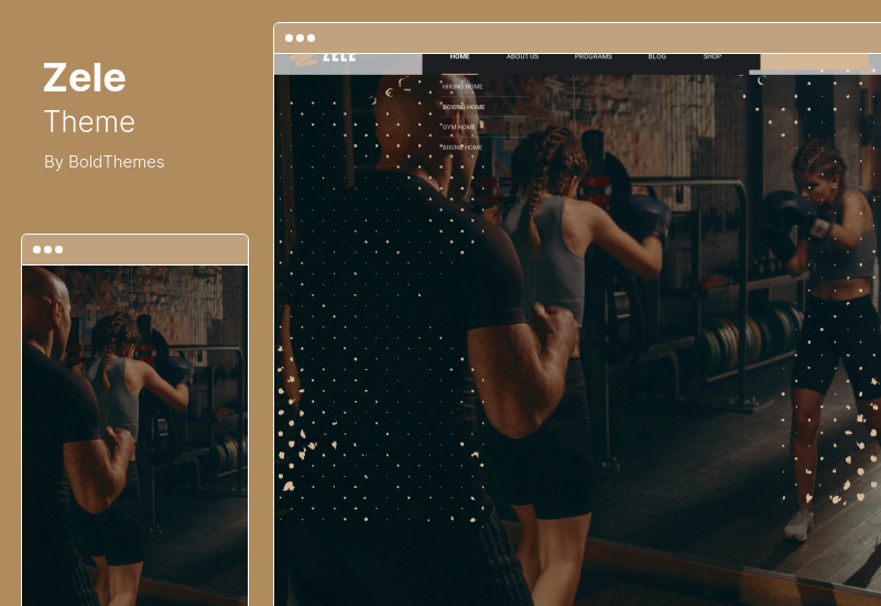 Tema Zele - Tema WordPress per fitness e sport
