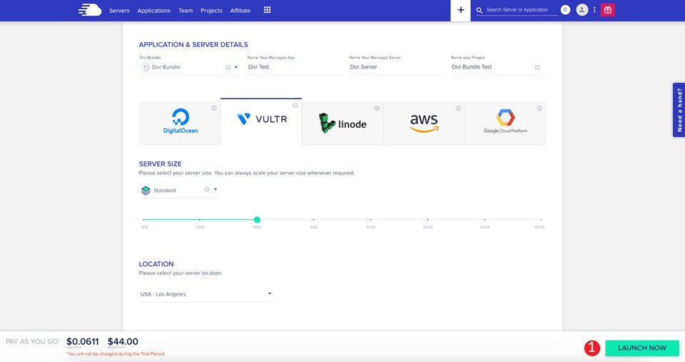 Cloudways Divi Hosting uruchamia serwery